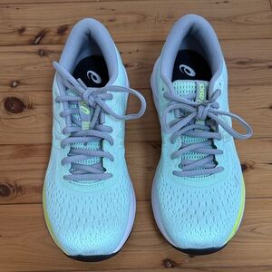 ASICS Women's Athletic Shoes - Mint Green, Neon Green/Yellow and Gray